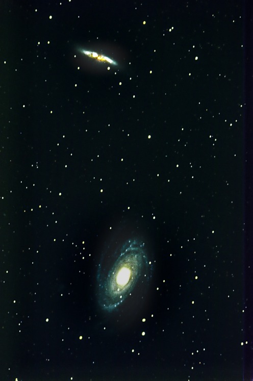 M81 and M82 astrophotography capture