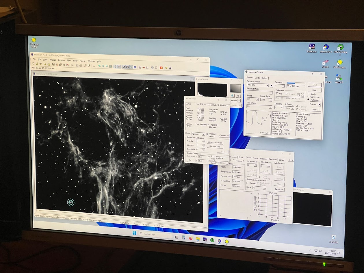 Astrophotography control workstation