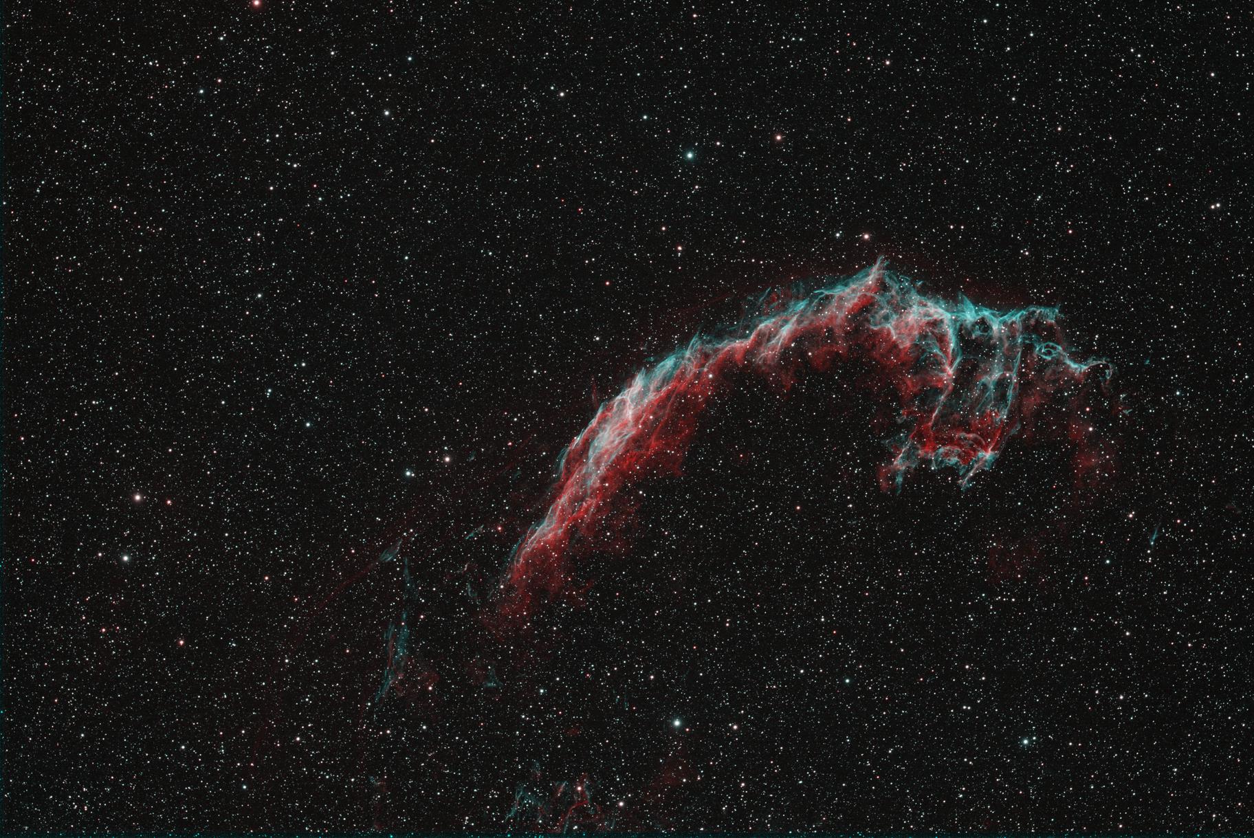 East Veil Nebula astrophotography capture