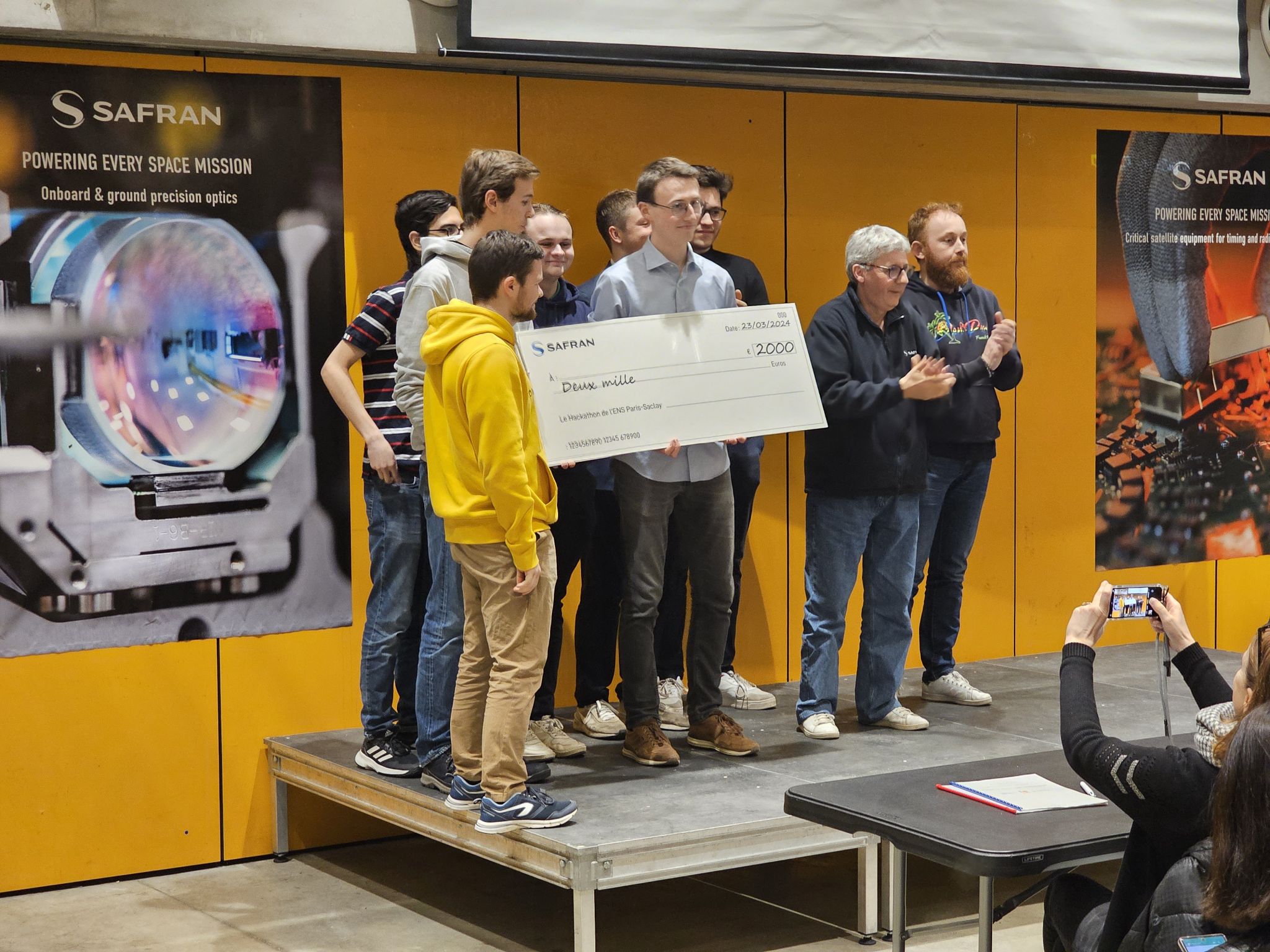 Hackathon Safran Space x FabLab ENS-PS 2024 Winner